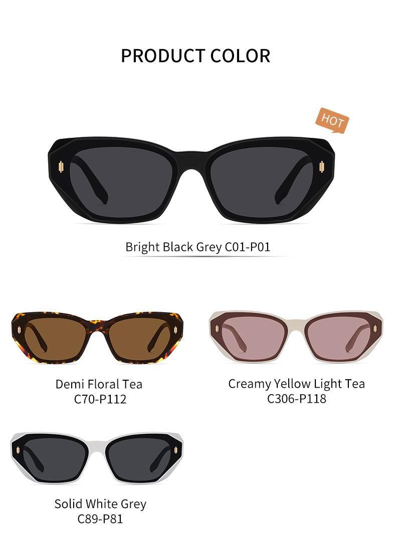 Fabufabu 90’s Vintage Trendy Rectangle Sunglasses for Women & Men