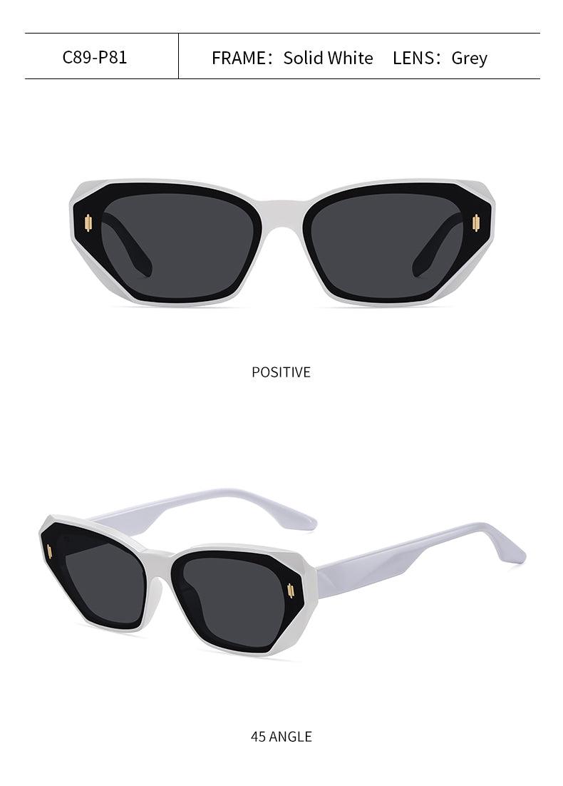 Fabufabu 90’s Vintage Trendy Rectangle Sunglasses for Women & Men