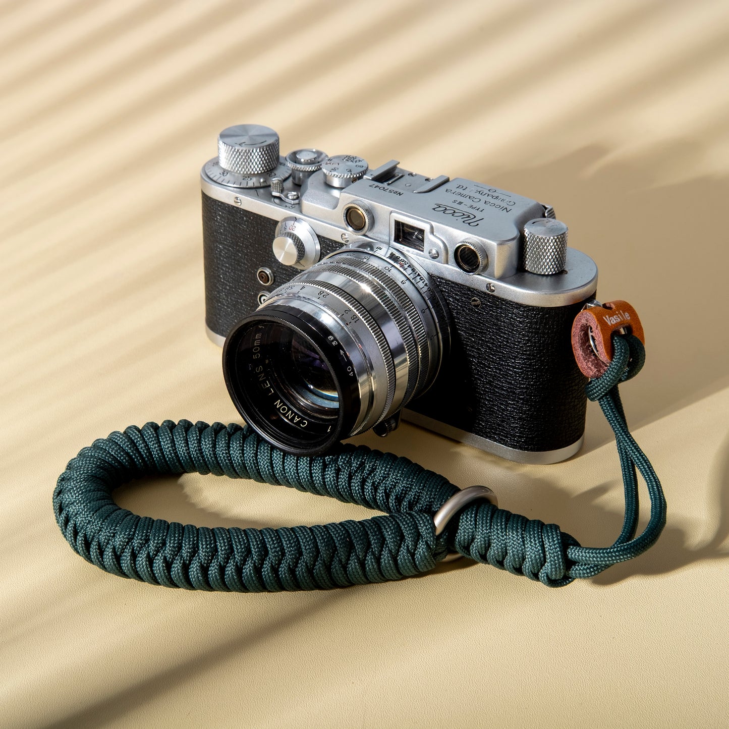 Lightweight Durable Camera Wrist Strap Green