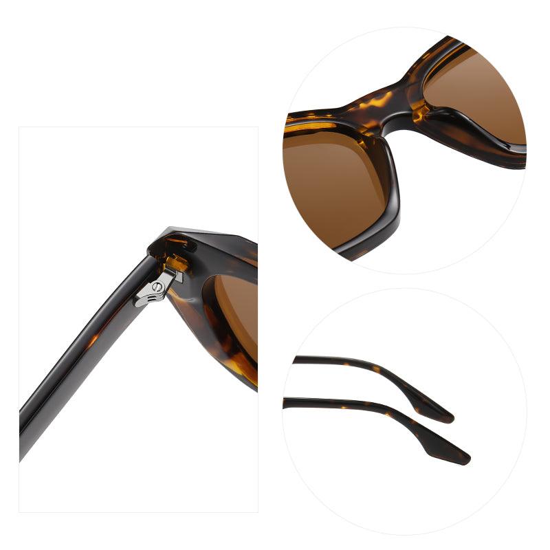 Fabufabu 90’s Vintage Trendy Rectangle Sunglasses for Women & Men