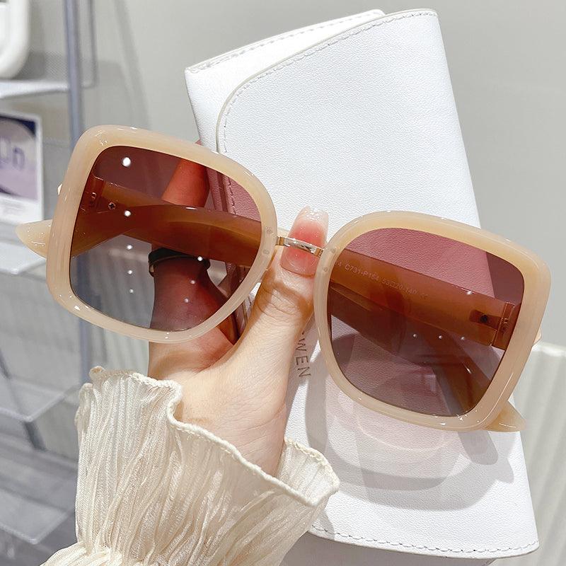 Fabufabu Oversized Square Sunglasses for Women Big Large Wide Fashion 100% UV Protection