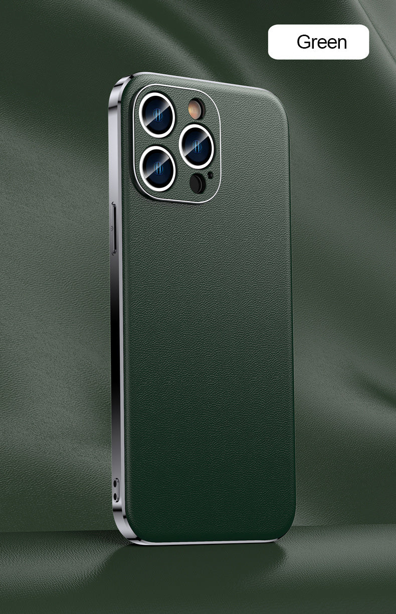 適用於 iPhone 15 Pro Max 的真皮手機殼