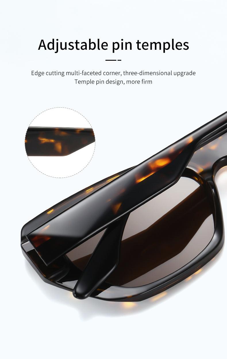 Fabufabu 90’s Vintage Trendy Rectangle Sunglasses for Women & Men