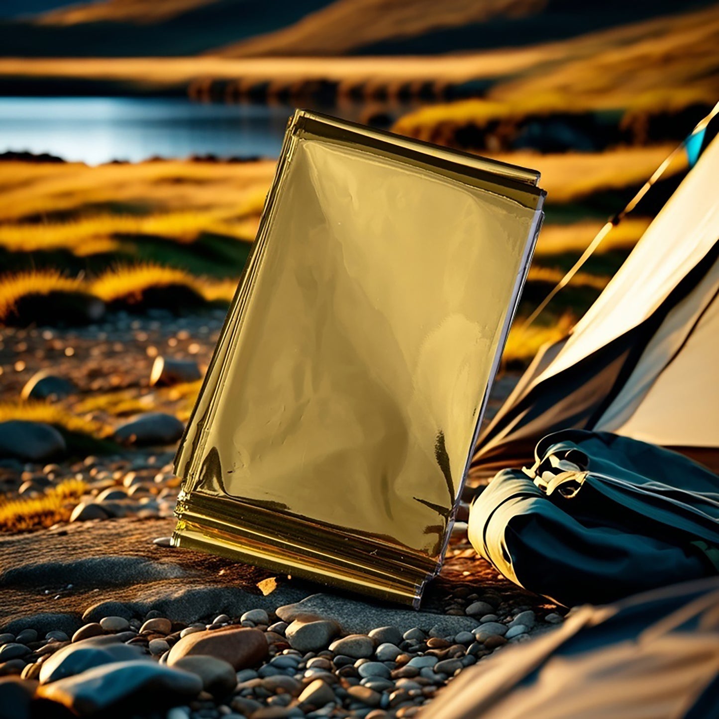 Emergency Aluminium coated PET film Blanket