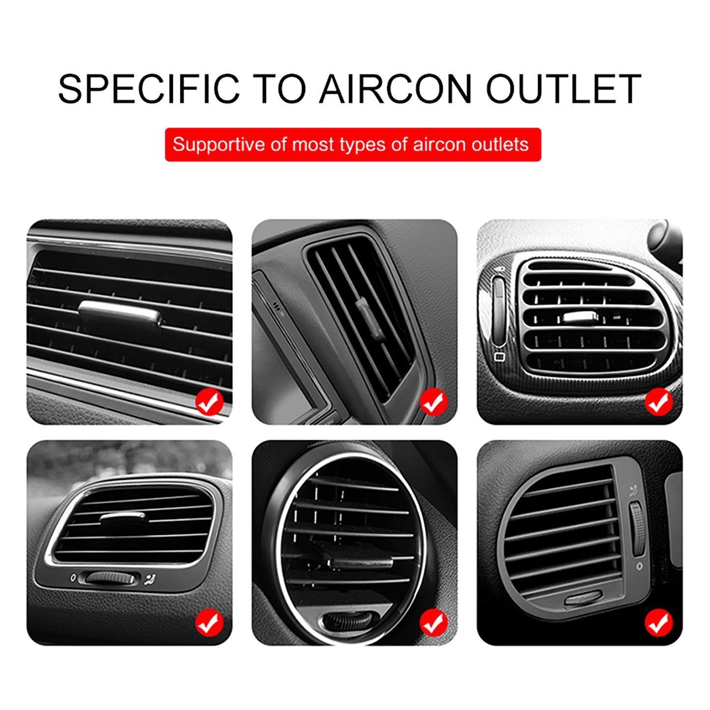 車載用スマホホルダーマウント付き10Wワイヤレス急速充電