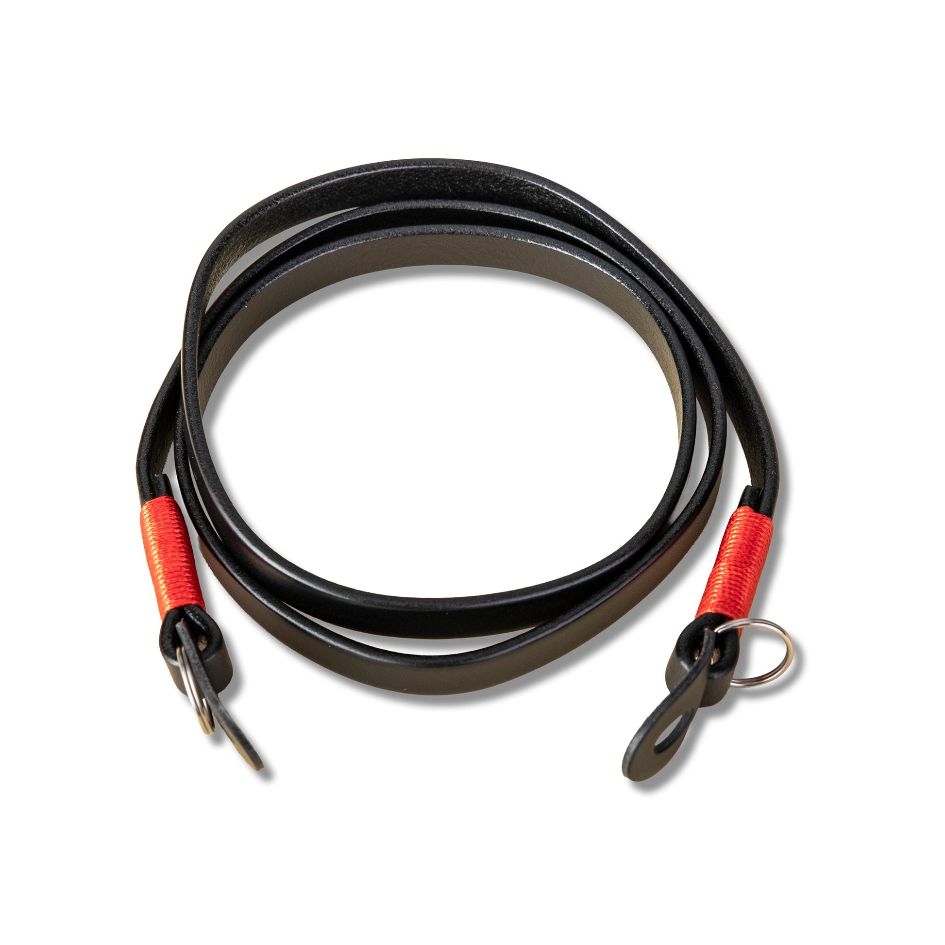 Black Leather Cowhide Camera Strap