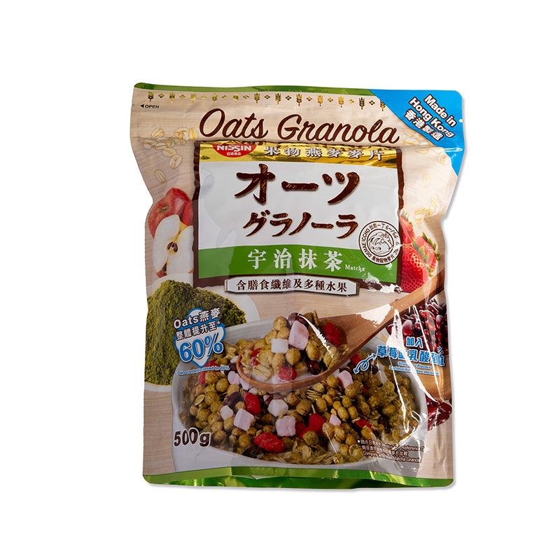 Nissin Lactobacillus Cubes Granola Fruit Matcha 500g - starcopia design store