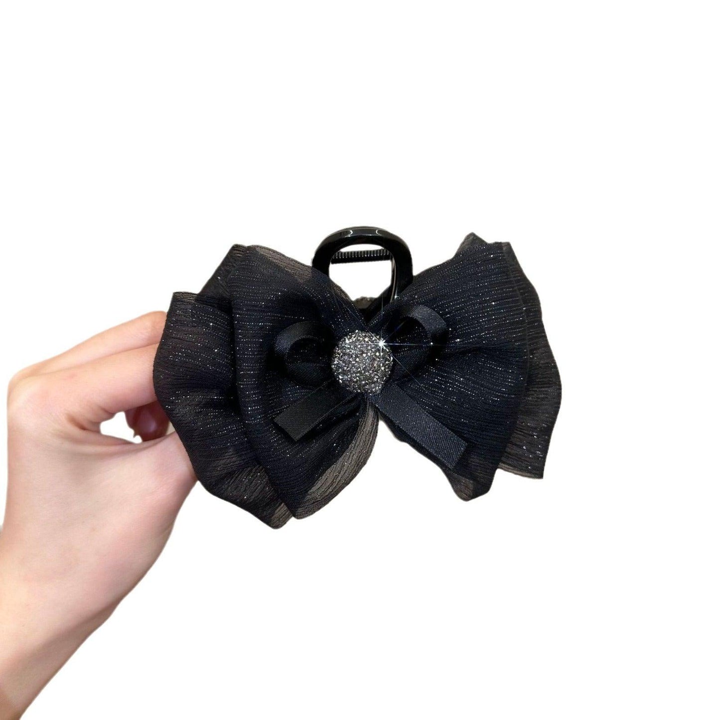 Fabufabu Chiffon Bowknot Hair Claw Clips - starcopia design store