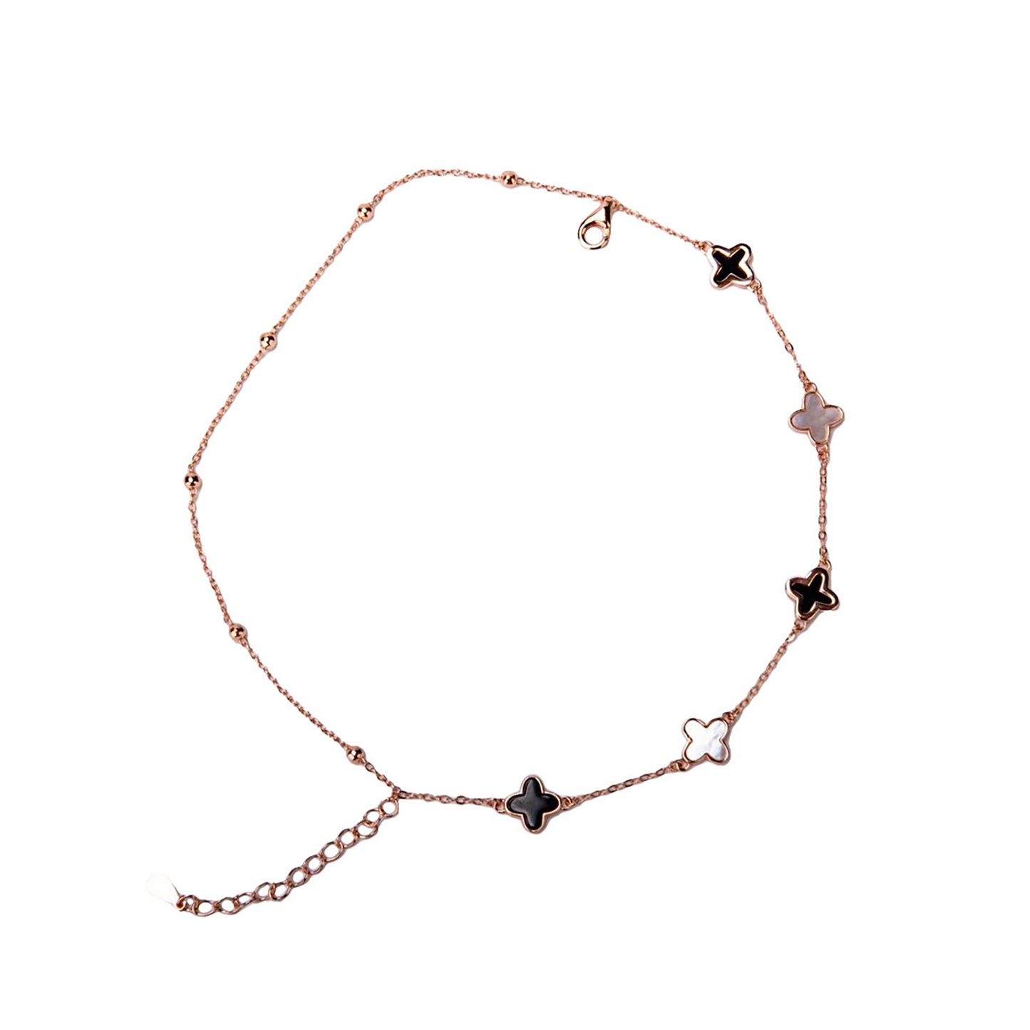 Less is More! Fabufabu Sterling Silver Clover Bracelet
