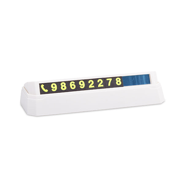 Car Temporary Parking Card Plate