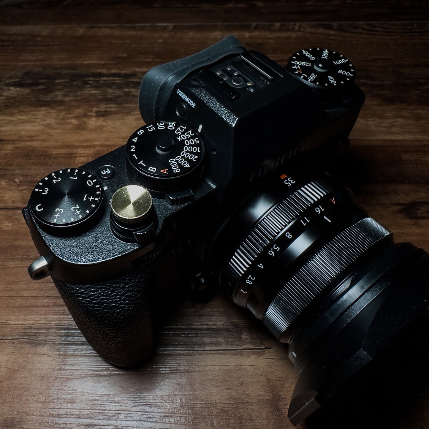 Pure Color Camera Shutter Button Upscale and Delicate Copper material Gold