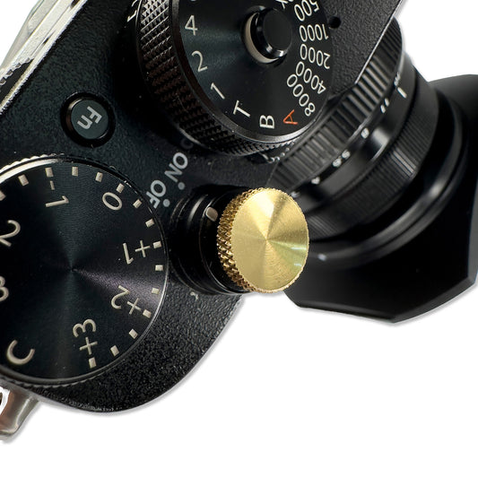 Pure Color Camera Shutter Button Upscale and Delicate Copper material Gold