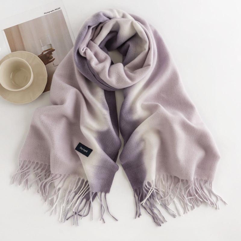 Womens Imitate Cashmere Scarf Large Shawls and Wraps Light Blanket Scarf for Evening Dress Warm Daily Travel Office - starcopia design store