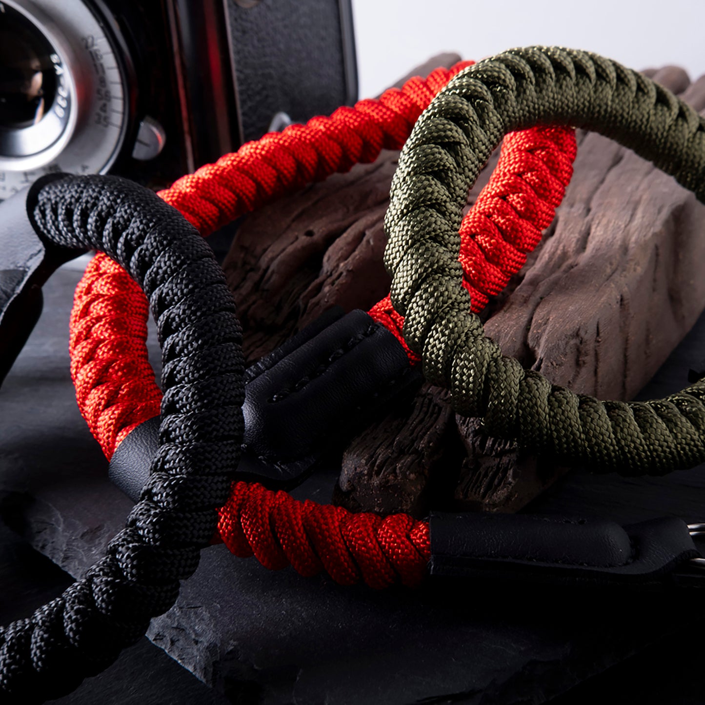 Adjustable Quick Release Nylon Camera Wrist Strap Red