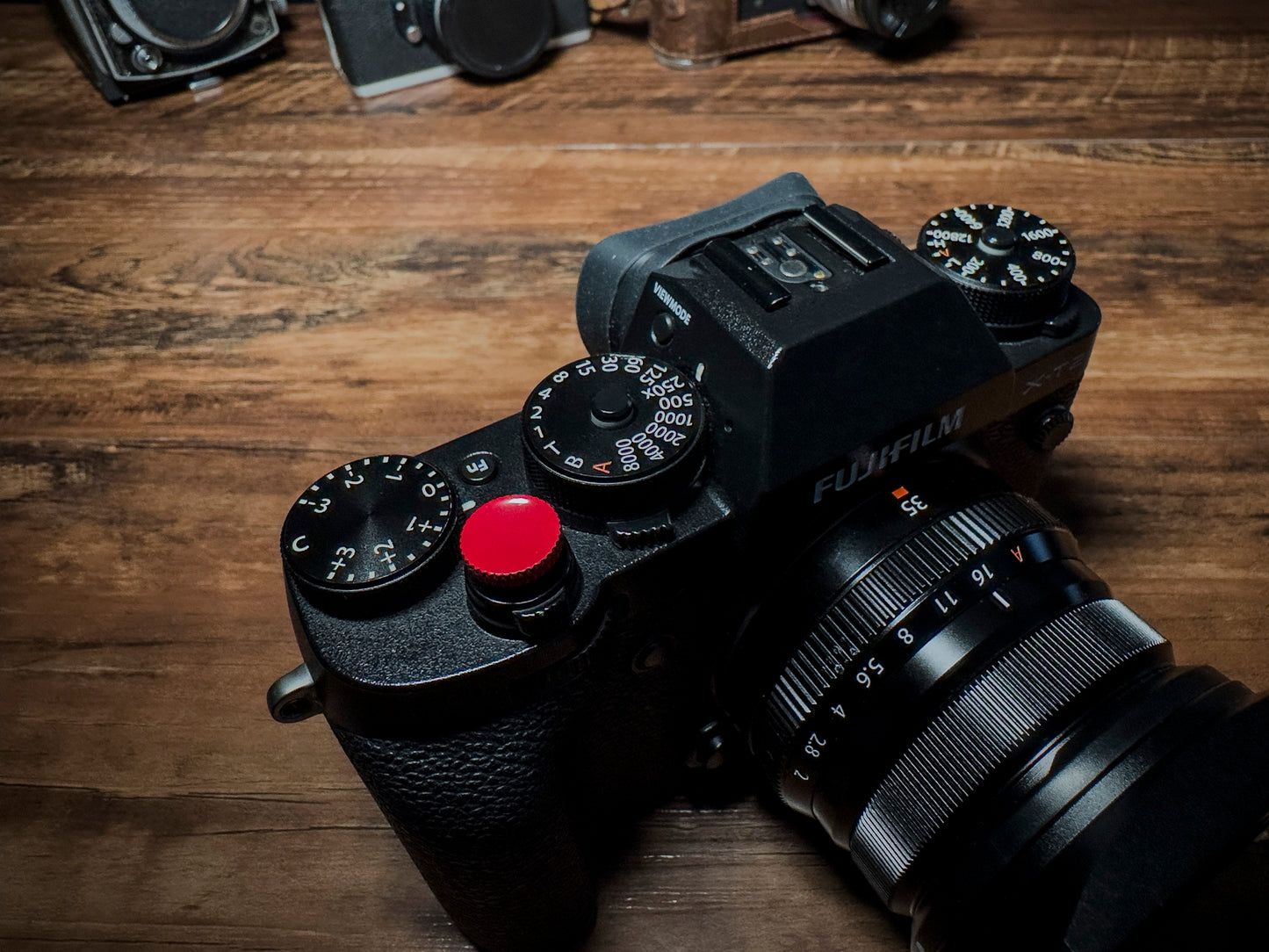 Pure Color Camera Shutter Button Upscale and Delicate Copper material
