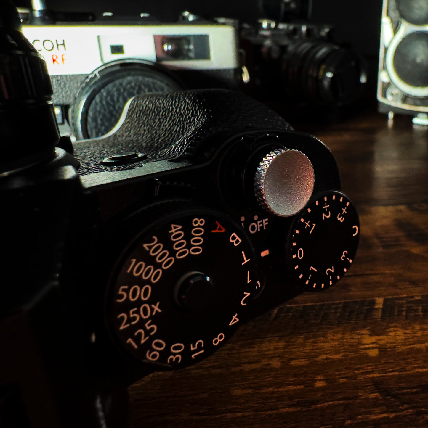 Pure Color Camera Shutter Button Upscale and Delicate Copper material Silver