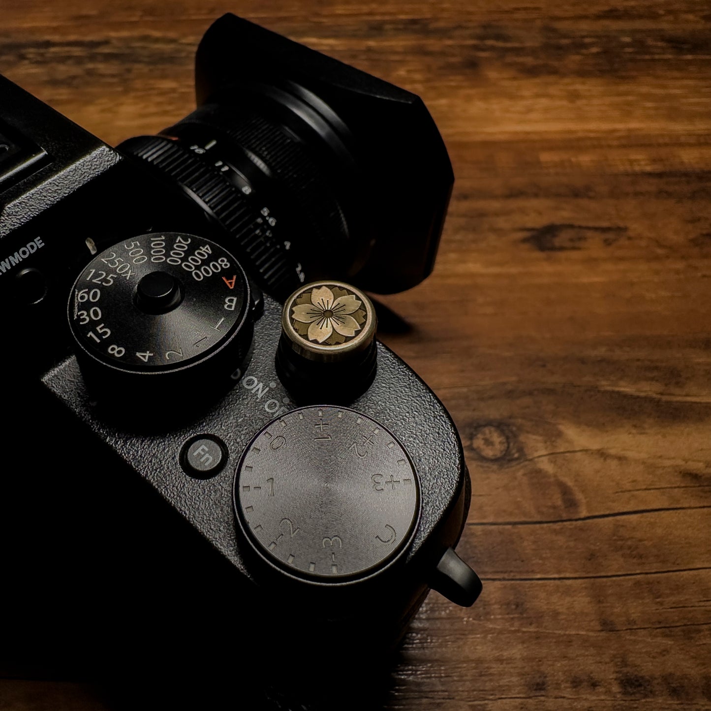 Camera Retro Shutter Button Upscale and Delicate brass materia Gold