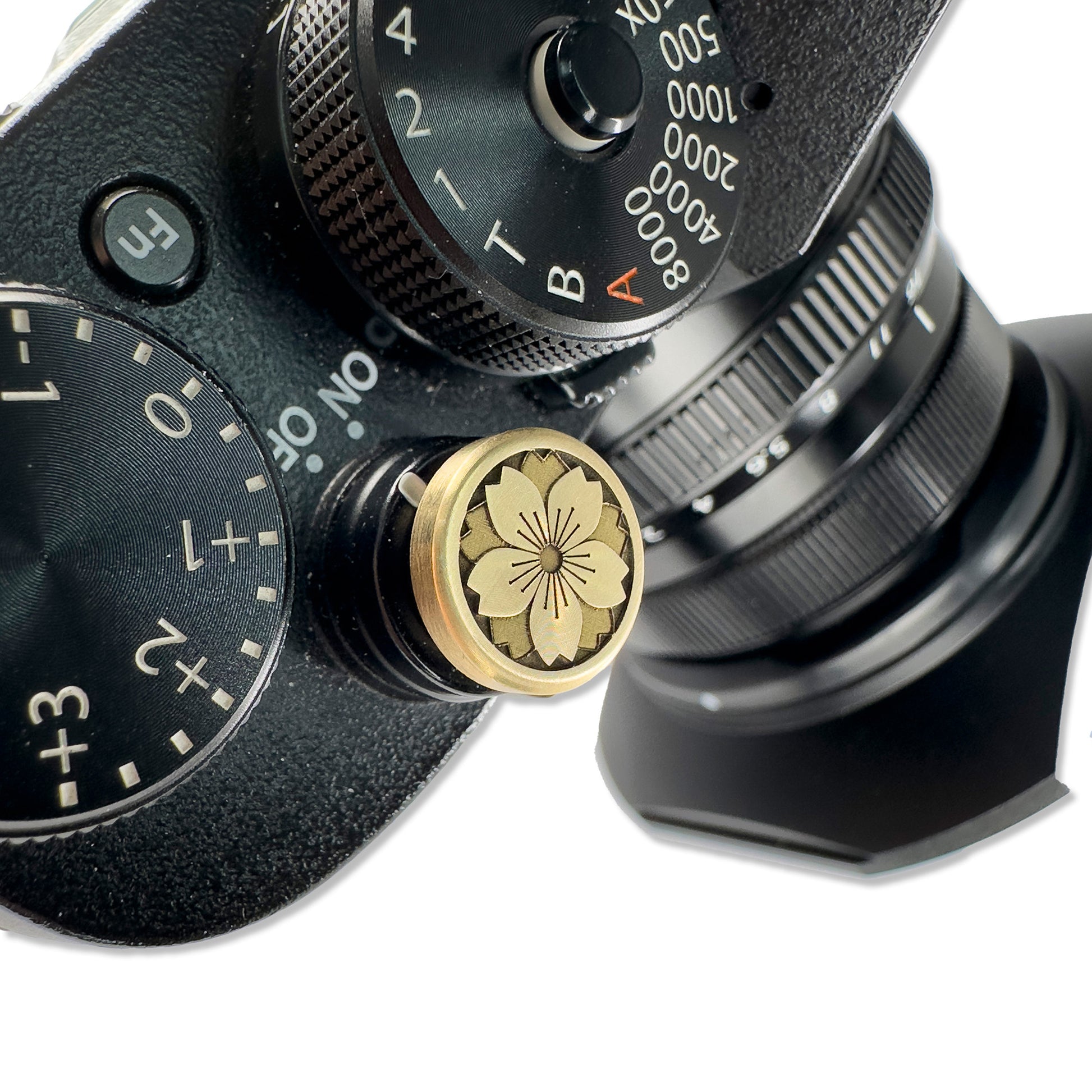 Gold Camera Retro Shutter Button