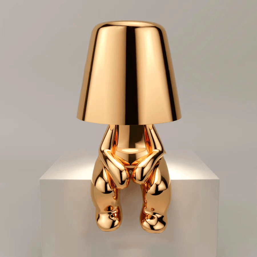 Fabufabu Contemplation Gold Rechargeable Lamp - starcopia design store