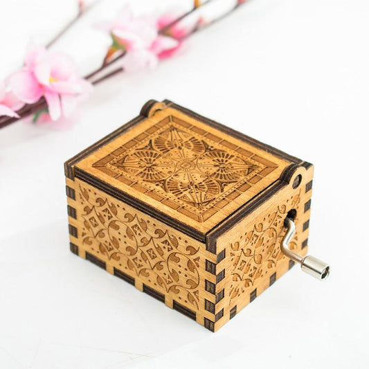 Unforgettable Wooden Hand Shaking Music Box - starcopia design store