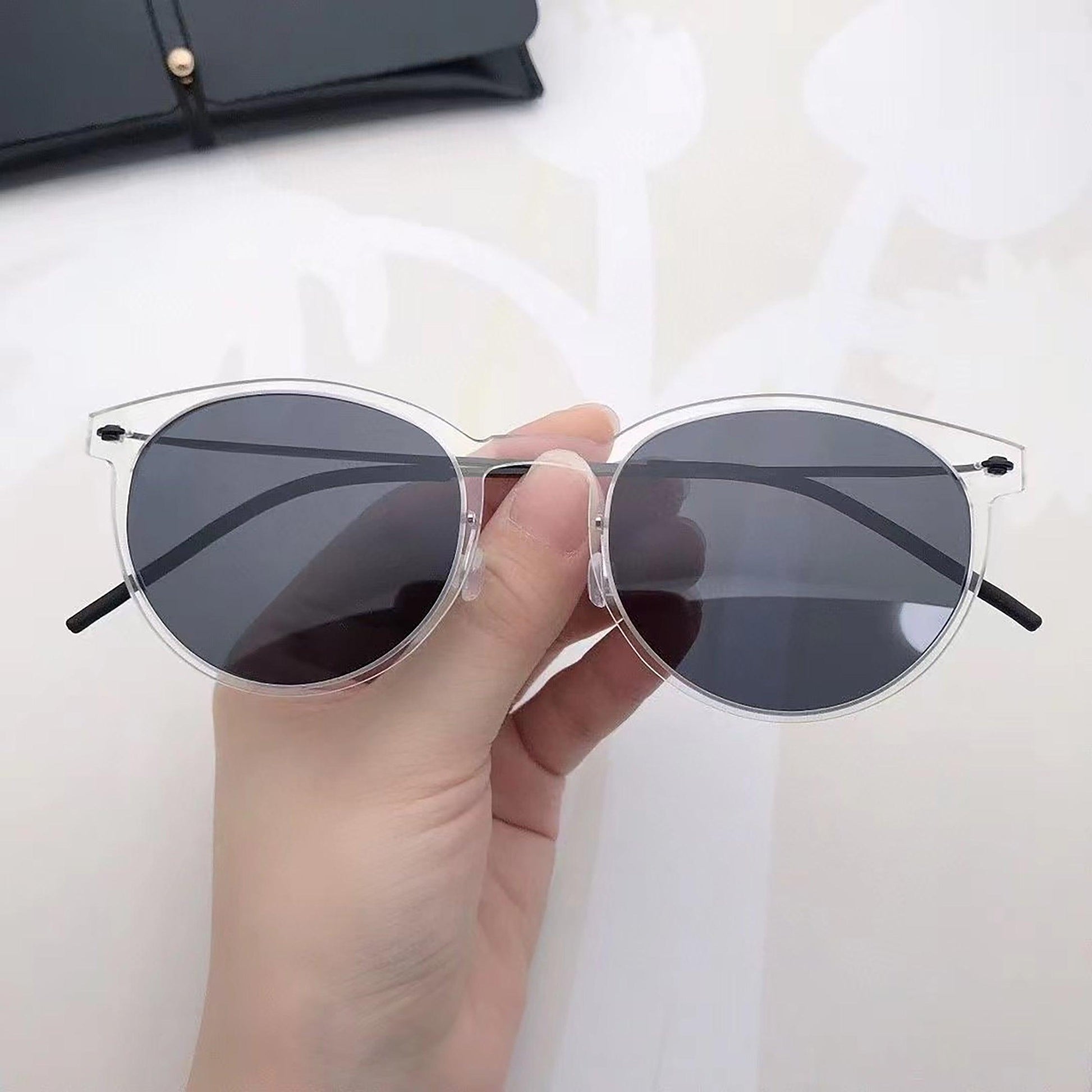 Fabufabu Trendy Transparent Frame Sunglasses - starcopia design store