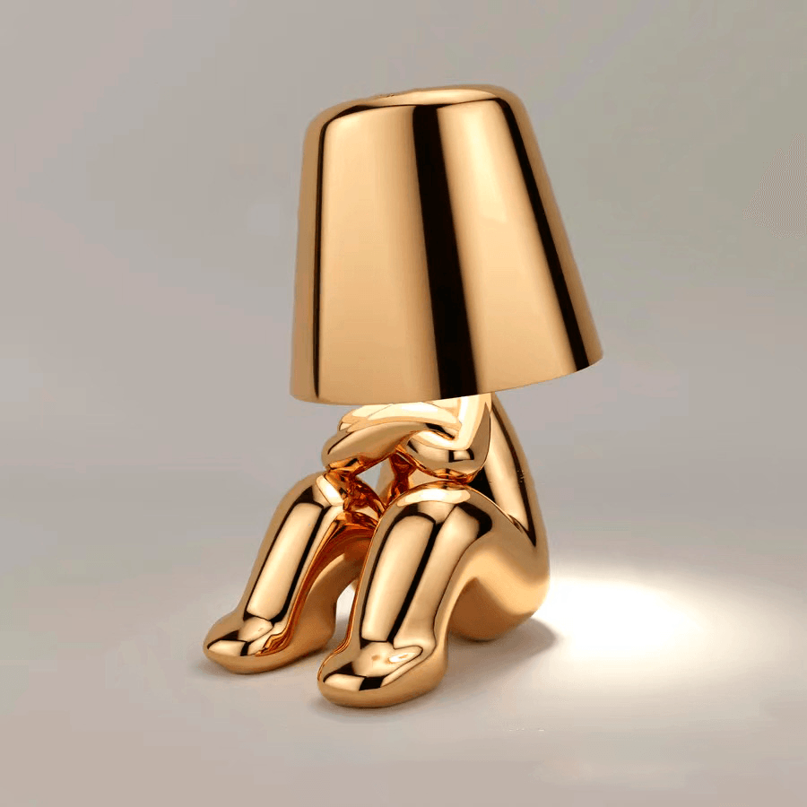 Fabufabu Contemplation Gold Rechargeable Lamp - starcopia design store