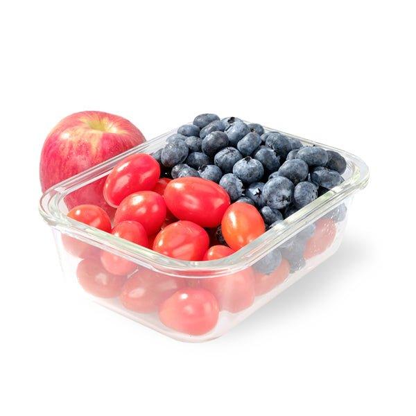 Rectangular glass food container with lid - starcopia design store